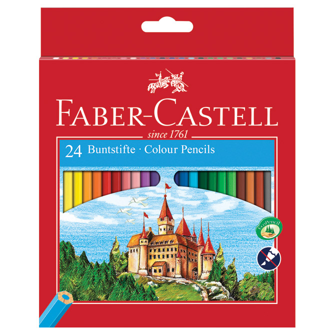 Boje drvene  24boje Faber-Castell 120124 blister
