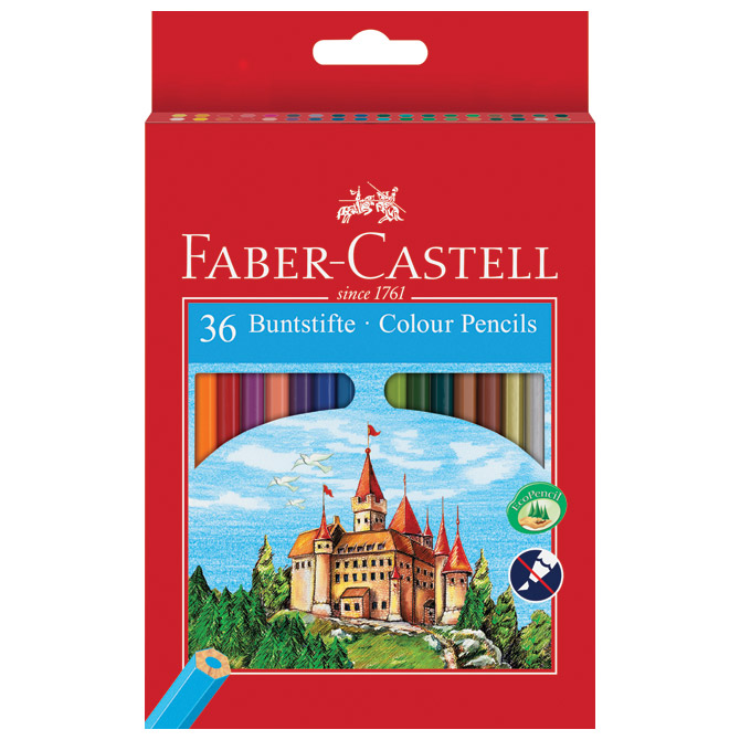 Boje drvene  36boja Faber-Castell 120136 blister