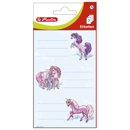 Etikete školske papir konji Herlitz 830281 blister