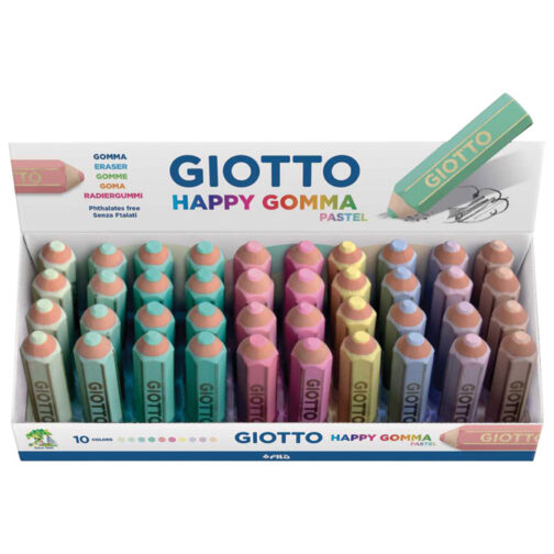 Gumica u obliku olovke Giotto Happy Gomma Fila 2340 pastel sortirano