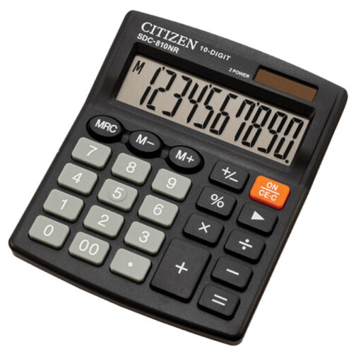 Kalkulator komercijalni 10mjesta Citizen SDC-810NR crni blister