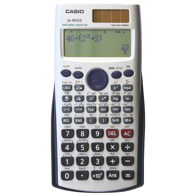 Kalkulator tehnički 12+2mjesta 401 funkcija Casio FX-991ES
