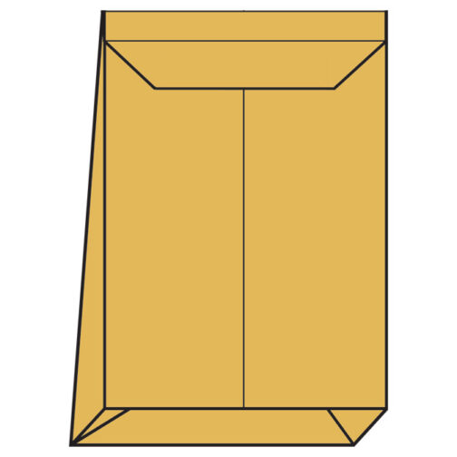 Kuverte - vrećice B5-SGŠ havana proširene bočno 100g pk250 Blasetti