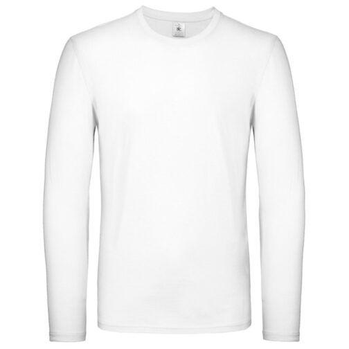 Majica dugi rukavi B&C #E150 LSL bijela L