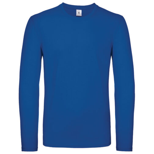 Majica dugi rukavi B&C #E150 LSL zagrebačko plava 2XL