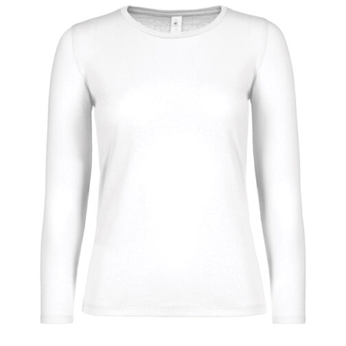 Majica dugi rukavi B&C #E150/women LSL bijela 2XL