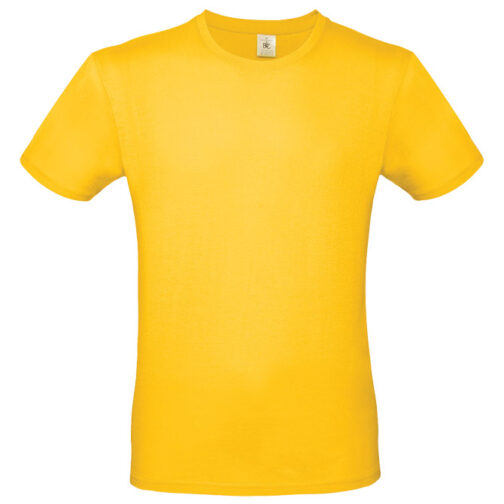 Majica kratki rukavi B&C #E190 zlatna žuta L
