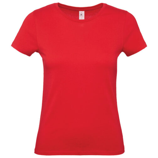 Majica kratki rukavi B&C #E190/women crvena 2XL