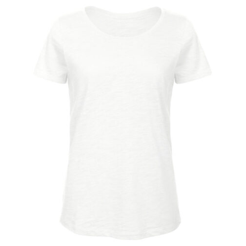 Majica kratki rukavi B&C Inspire Slub T/women bijela L