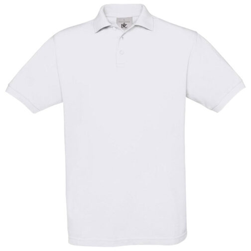 Majica kratki rukavi B&C Safran Polo 180g bijela S