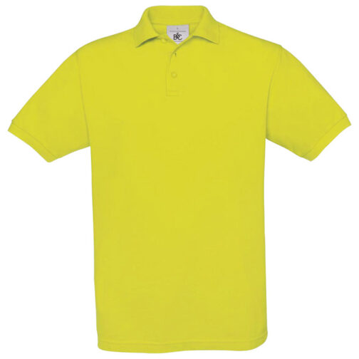 Majica kratki rukavi B&C Safran Polo 180g neon žuta S!!