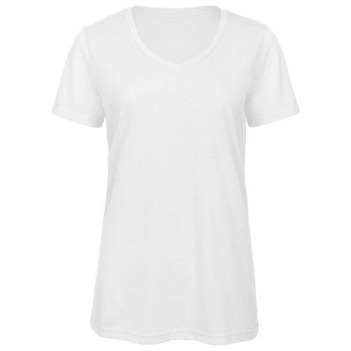 Majica kratki rukavi B&C TW058 V Triblend/women bijela S!!