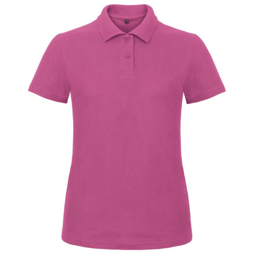 Majica kratki rukavi polo B&C ID.001/women 180g roza L