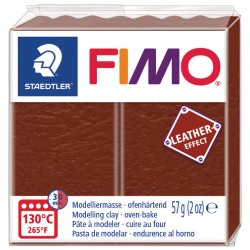 Masa za modeliranje   57g Fimo Effect Leather-effect Staedtler 8010-779 smeđa