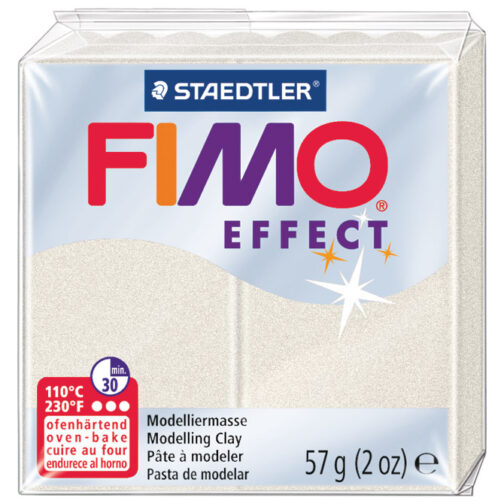 Masa za modeliranje   57g Fimo Effect Staedtler 8020-08 metalik biserno bijela!!