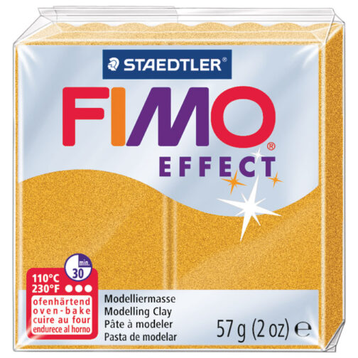 Masa za modeliranje   57g Fimo Effect Staedtler 8020-11 metalik zlatna!!