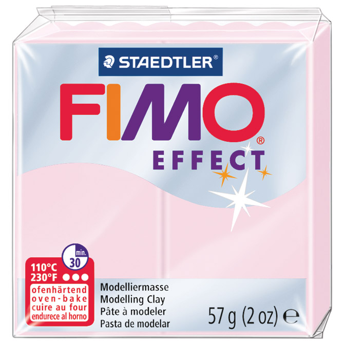 Masa za modeliranje   57g Fimo Effect Staedtler 8020-206 svijetlo roza
