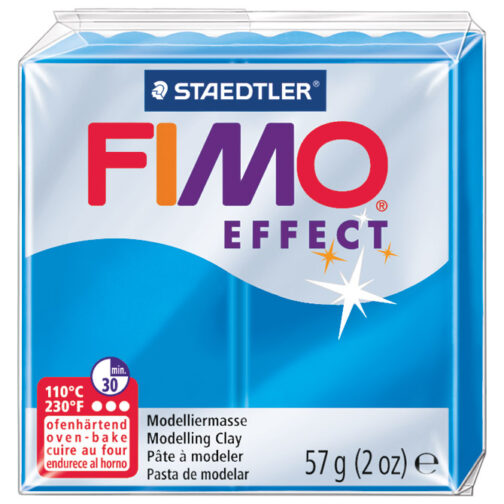 Masa za modeliranje   57g Fimo Effect Staedtler 8020-374 prozirno plava