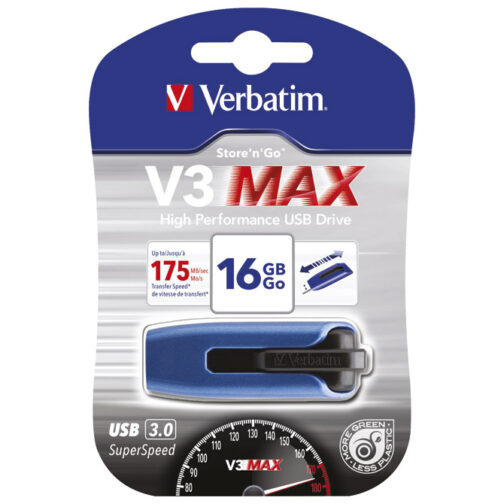 Memorija USB 16GB 3.0 Store'n'Go V3 MAX Verbatim 49805 plava blister!!