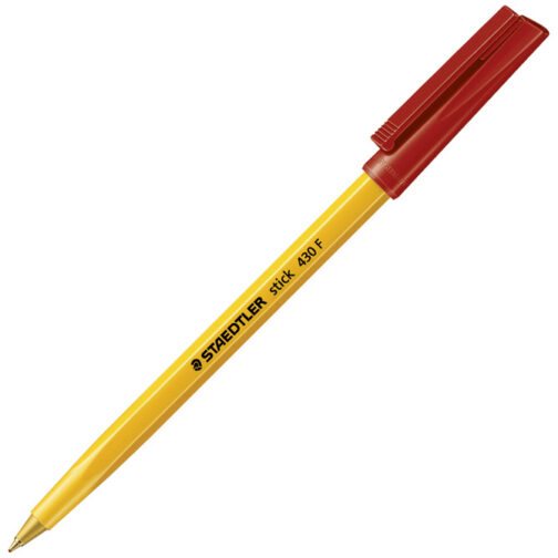 Olovka kemijska Stick Staedtler 430 F-2 crvena