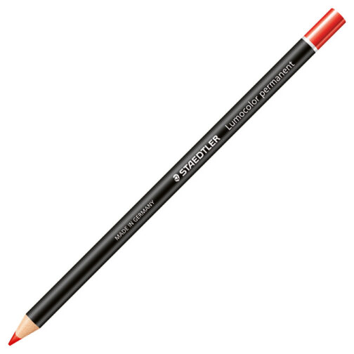 Olovka specijalna permanentna Glasochrom pk12 Staedtler 108 20-2 crvena