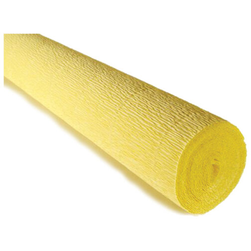Papir krep 180g 50x250cm Cartotecnica Rossi 574 svijetlo žuti