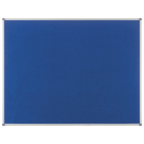 Ploča pluto/tkanina  90x60cm jednostrana aluminijski okvir Nobo 1900915 plava