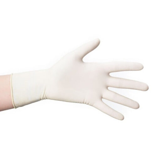 Pribor za čišćenje-rukavice latex-s puderom pk100 bijele M!!