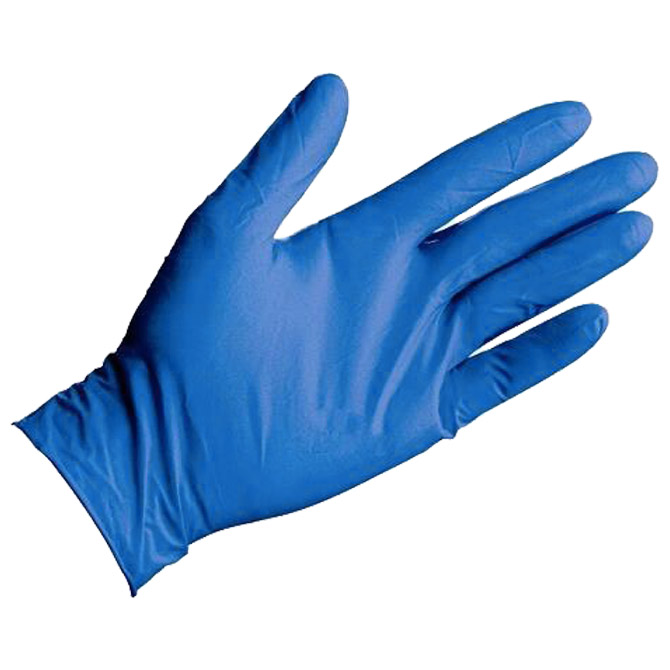 Pribor za čišćenje-rukavice nitril-bez pudera pk100 plave L