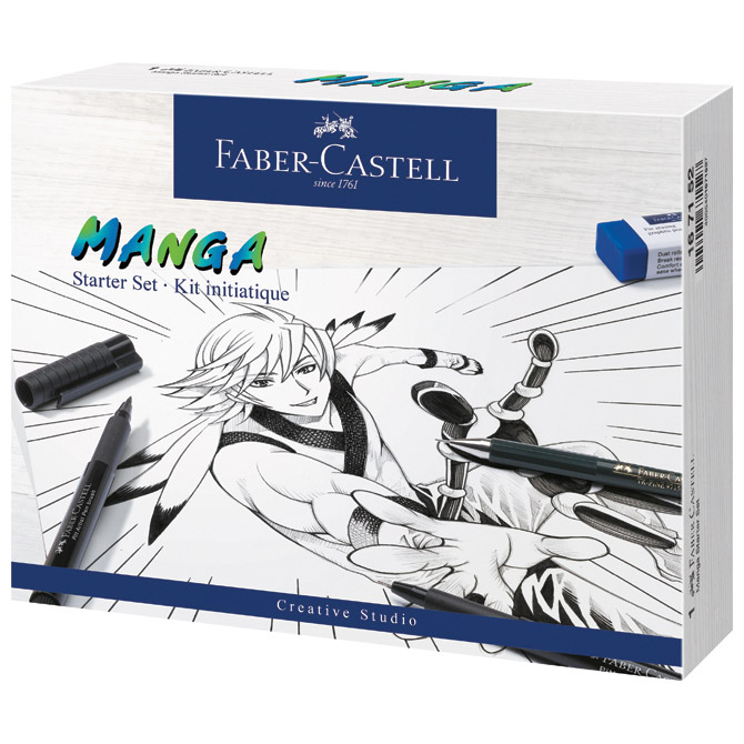 Set crtaći Manga Starter Kit Faber Castell 167152