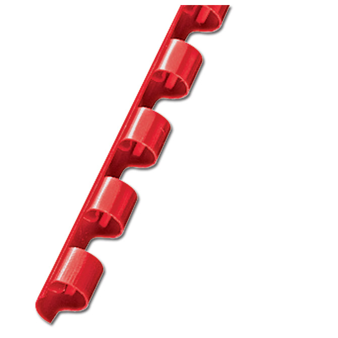 Spirala plastična fi- 8mm pk100 Fornax crvena