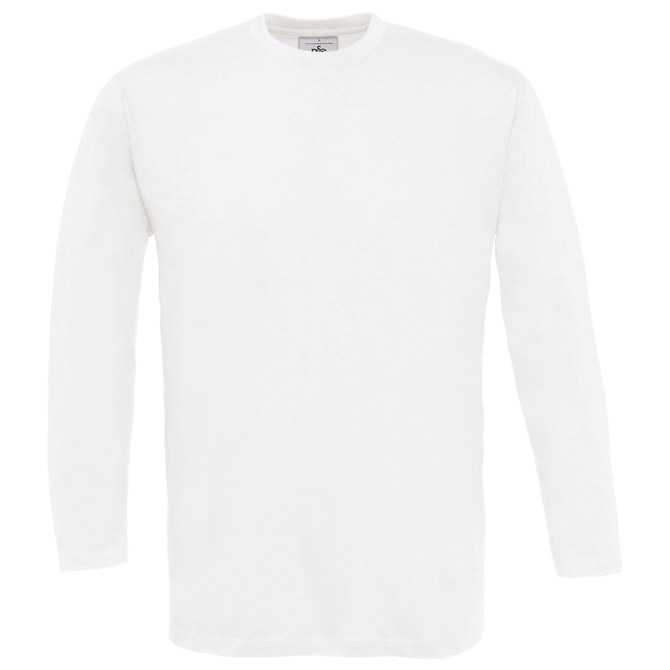Majica dugi rukavi B&C Exact 150 LSL bijela XL!!