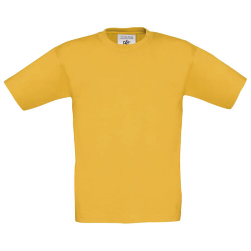 Majica kratki rukavi B&C Exact Kids 150 zlatna žuta 1/2
