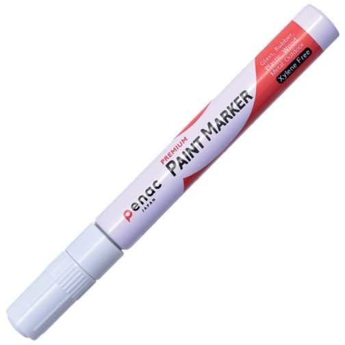 Marker permanentni lakirajući 2-4mm Penac bijeli