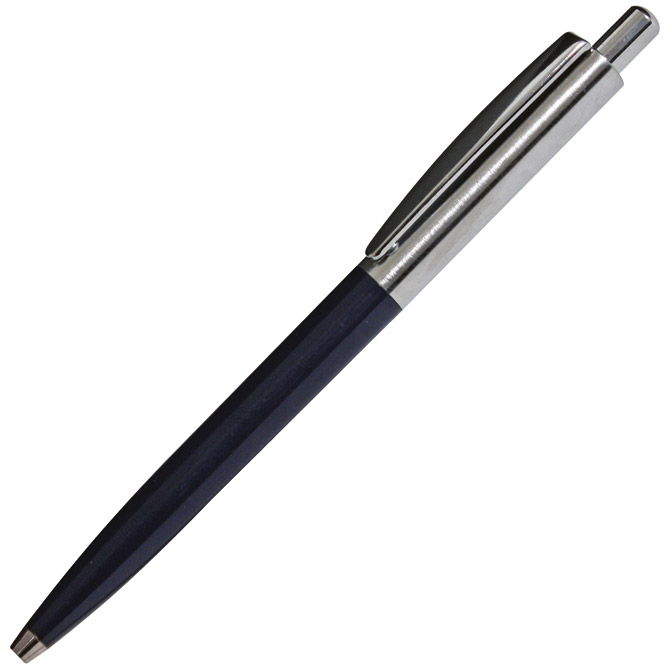 Olovka kemijska metalna TL2079 Perth srebrna/plava
