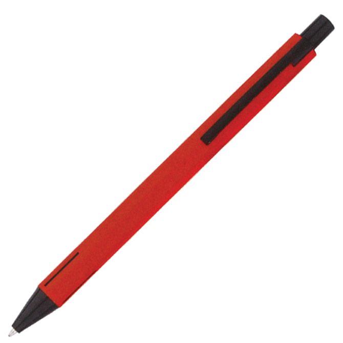Olovka kemijska metalna YFA2661B Berlin crvena/crna