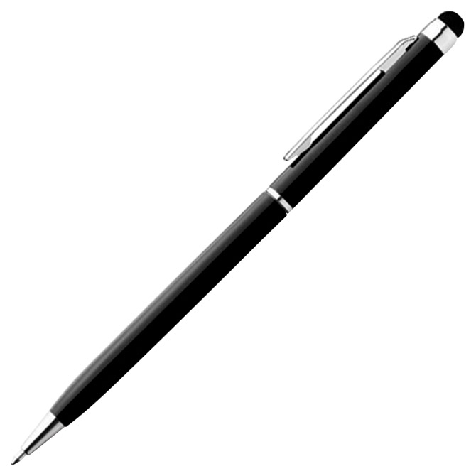 Olovka kemijska metalna+touch pen New Orleans crna