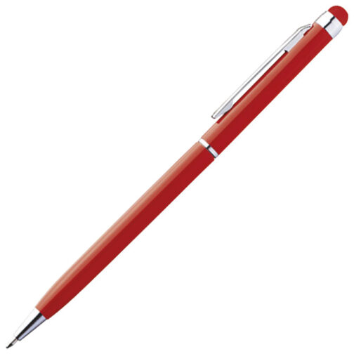 Olovka kemijska metalna+touch pen New Orleans crvena