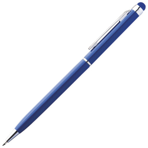 Olovka kemijska metalna+touch pen New Orleans plava