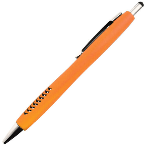 Olovka kemijska metalna gumirana grip+touch pen YCD1006TR Melbourne toplo žuta