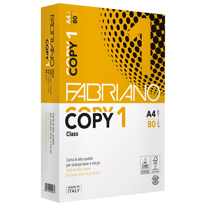 Papir ILK Copy 1 A4 80g pk500 Fabriano