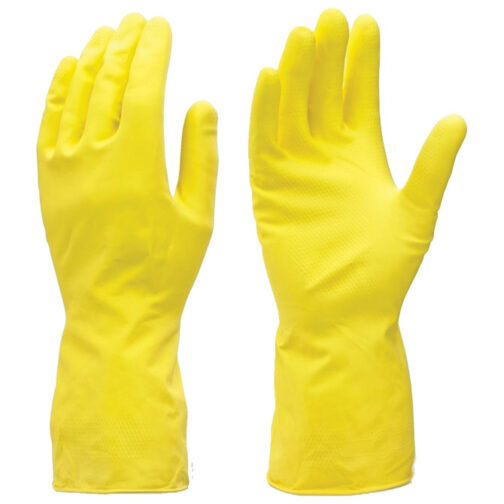Pribor za čišćenje-rukavice za domaćinstvo Fixi žute blister L!!