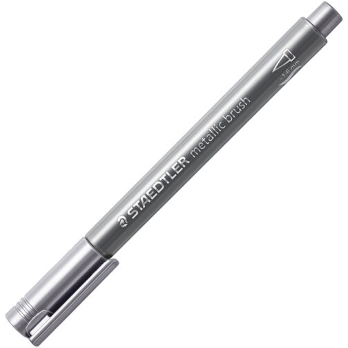 Marker nepermanentni 1-6mm Metallic brush Staedtler 8321-81 srebrni