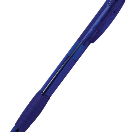 Olovka kemijska grip YC05-3 Plzen prozirno tamno plava