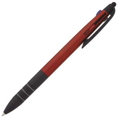 Olovka kemijska trobojna grip+touch pen Bogota crvena!!