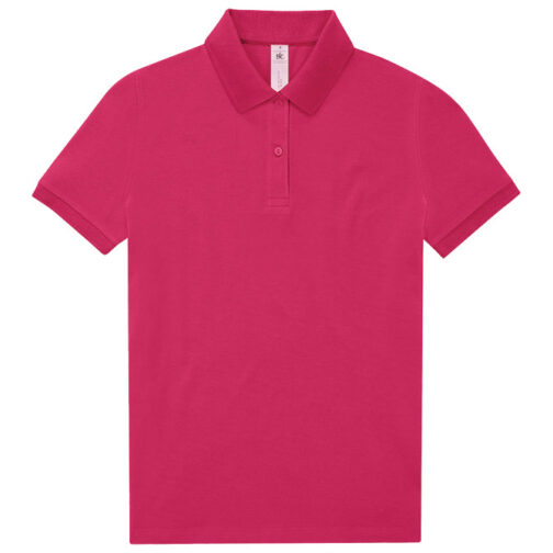 Majica kratki rukavi B&C MyPolo180 Women 180g roza L