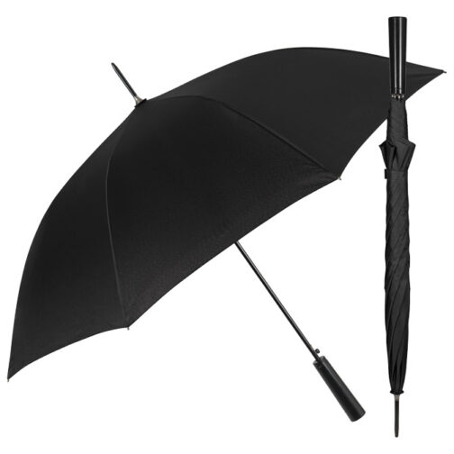 Kišobran automatik s plastičnom drškom Promo Walking Around Perletti 96011-01 crni