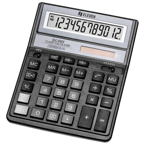 Kalkulator komercijalni 12mjesta Eleven SDC-888X crni