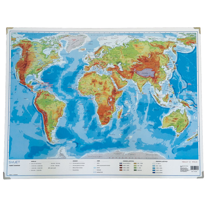 Mapa-stolna-Svijeta-obostrana-64x49-cm-plastificirana-Trsat Mapa stolna Svijeta obostrana 64x49 cm plastificirana Trsat